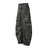 Retro Camouflage Machete Casual Pants