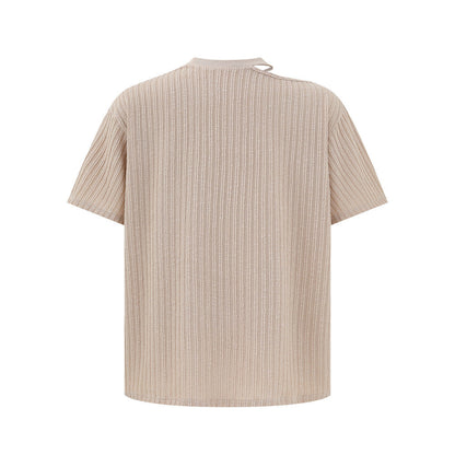 Butterfly Print Casual Round Neck T-Shirt