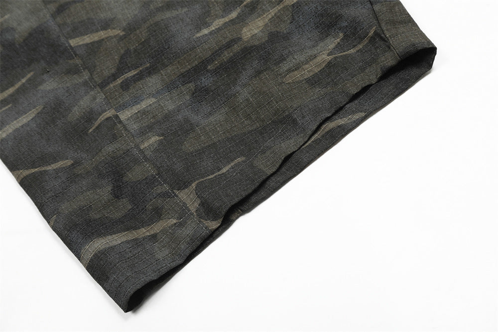 Retro Camouflage Machete Casual Pants