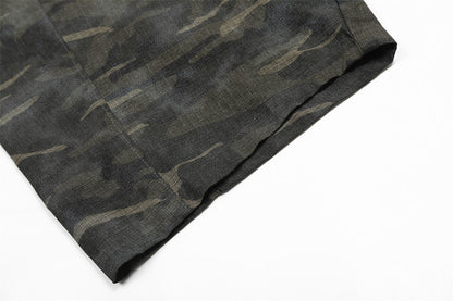 Retro Camouflage Machete Casual Pants