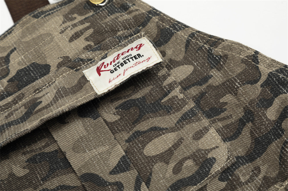 Trendy American Retro Camouflage Pants
