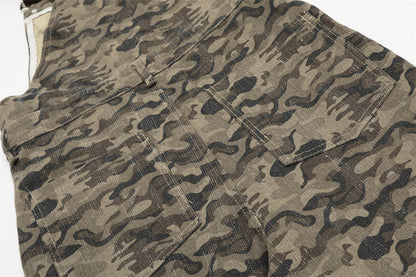 Trendy American Retro Camouflage Pants