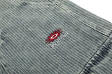Vintage Punk Pleated Denim Trousers