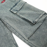 Vintage Punk Pleated Denim Trousers