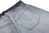 Bold Gradient Tie Dye Pleated Jeans