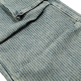 Vintage Punk Pleated Denim Trousers