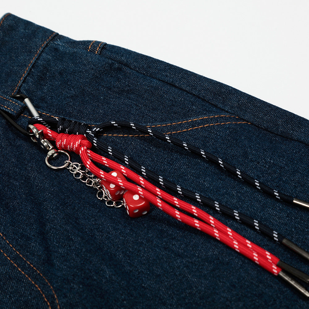 American Style Wide Leg Denim Pants