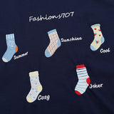 American Style Loose Fit Crewneck T-Shirt
