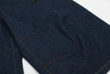 American Style Wide Leg Denim Pants