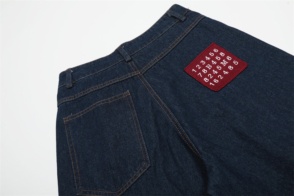 American Style Wide Leg Denim Pants
