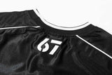 Contrast Color Stitched American Sports T-Shirt