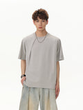 Solid Color Casual Mens Summer T-Shirt