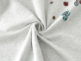 Casual Loose Fit Cartoon Print T-Shirt