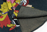 Contrast Color Loose Lapel Denim Shirt