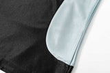 Contrast Color Stitched American Sports T-Shirt