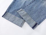 Loose Fit White Wide Leg Jeans