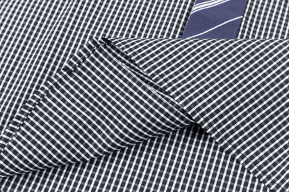 Stylish Plaid Color Block Shirt