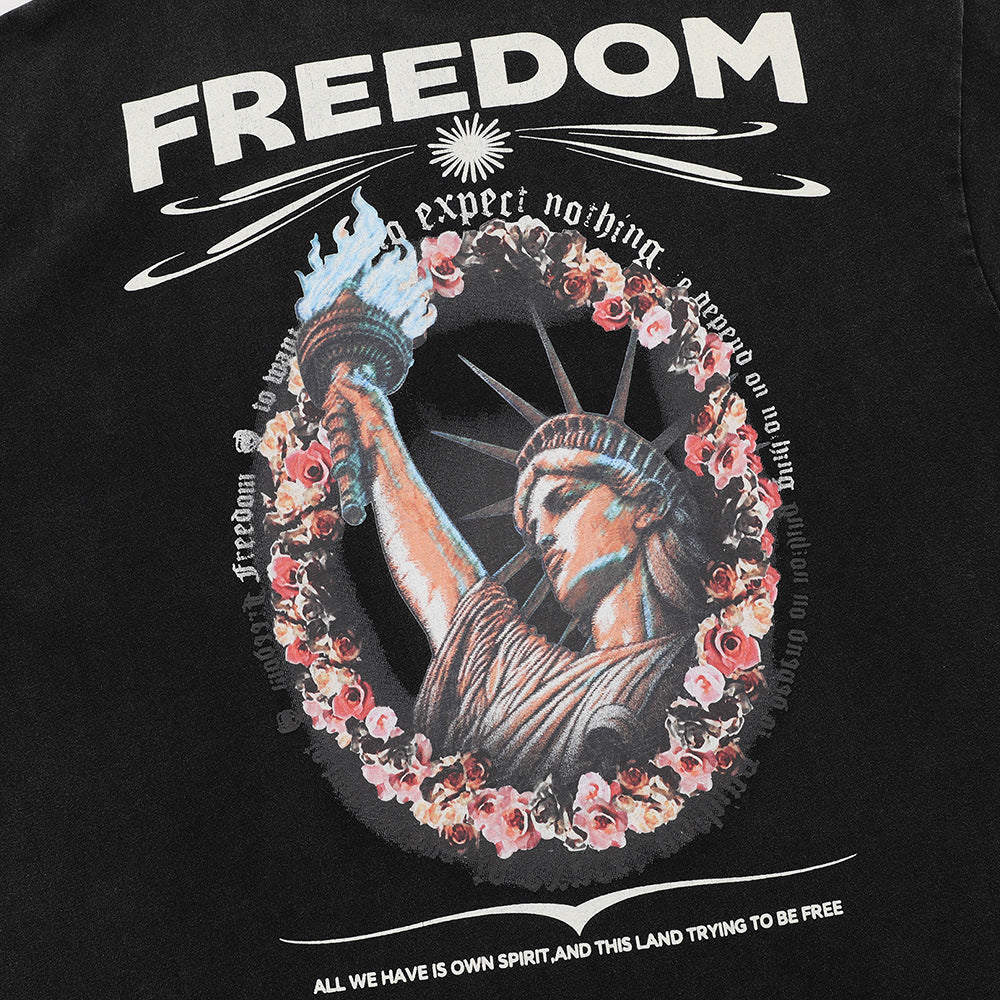 Freedom Print Short Sleeve T-Shirt