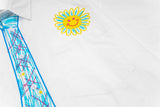 Hand Painted Graffiti Tie Summer Shirt