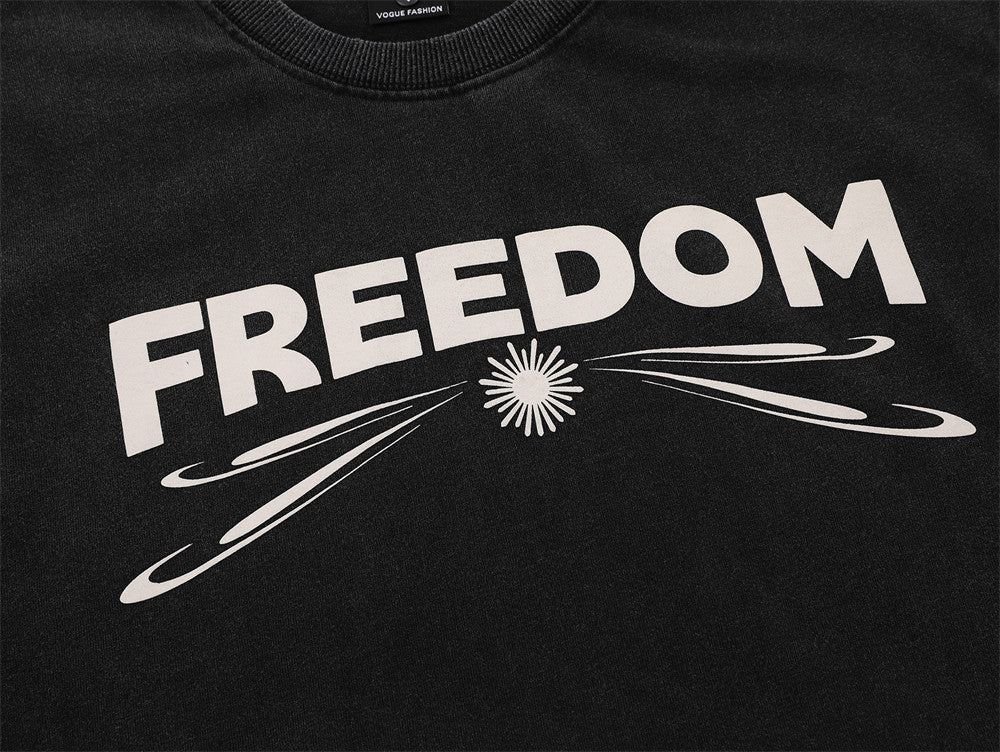 Freedom Print Short Sleeve T-Shirt