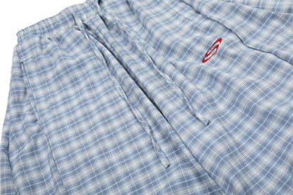 Trendy Plaid Loose Wide Leg Pants