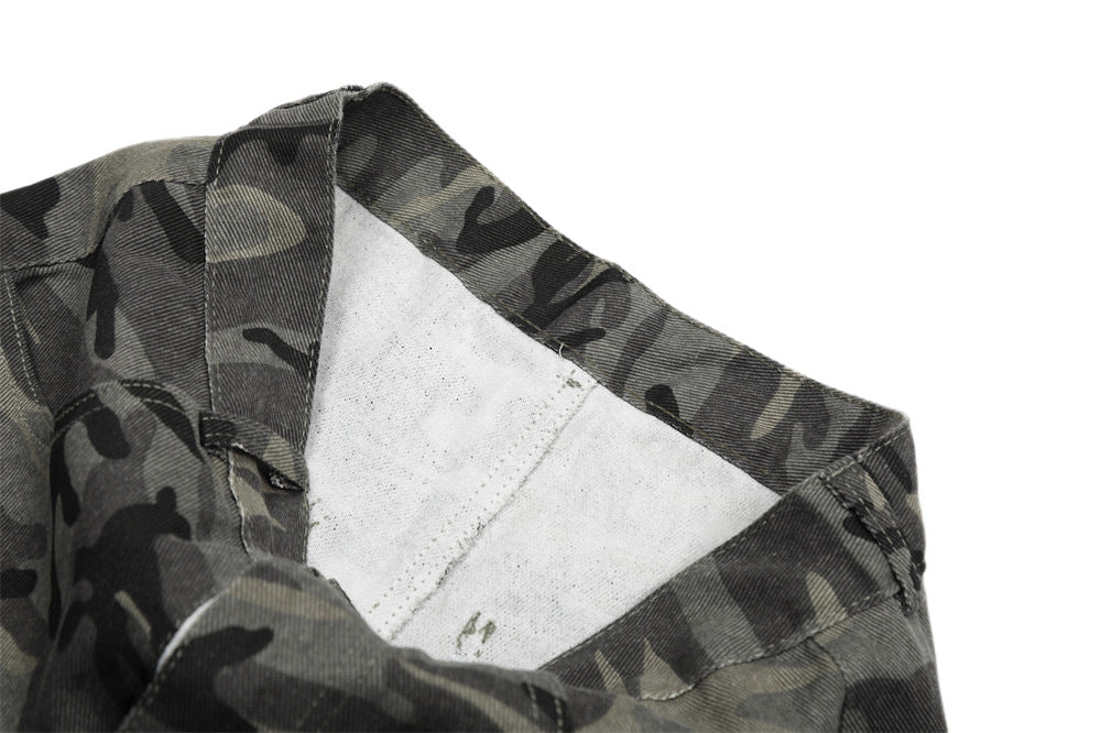 Y2K Style Camouflage Retro Jeans