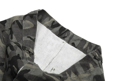 Y2K Style Camouflage Retro Jeans