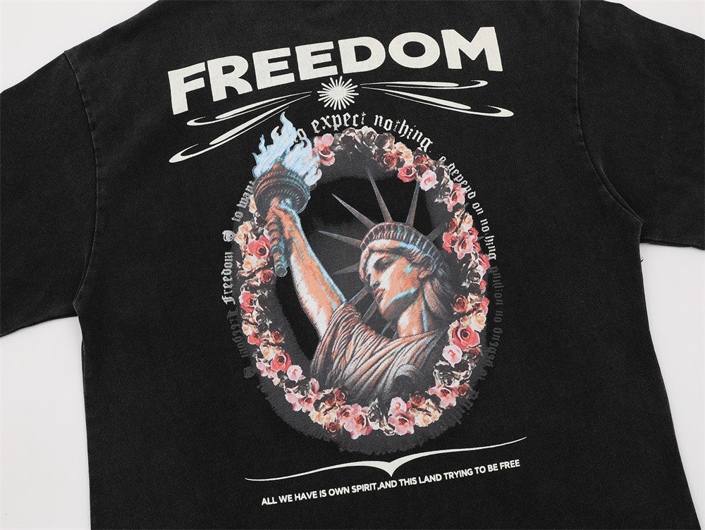 Freedom Print Short Sleeve T-Shirt