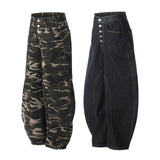 Stylish Camouflage Wide Leg Jeans