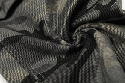 Y2K Style Camouflage Retro Jeans