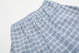 Trendy Plaid Loose Wide Leg Pants