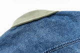 Casual Loose Bear Cartoon Denim Shirt