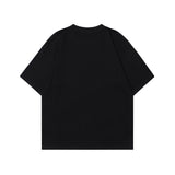 Abstract Figure Design Loose Summer T-Shirt