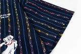 Vibrant Striped Casual Cartoon Shirt