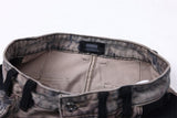 Ripped Camouflage Workwear Trousers with Pants