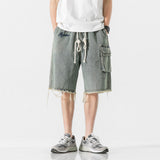 Vintage Casual Loose Straight Denim Short