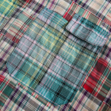 Plaid Short Sleeved Mens Casual Shirt
