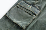 Vintage Casual Loose Straight Denim Short