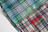 Plaid Short Sleeved Mens Casual Shirt