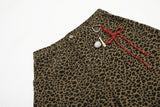 Leopard Print American Retro-High Jeans