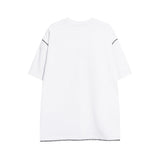 Creative Heart Bow Print Short-Sleeve T-Shirt