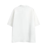 Abstract Angel Printed Short-Sleeve Shirt