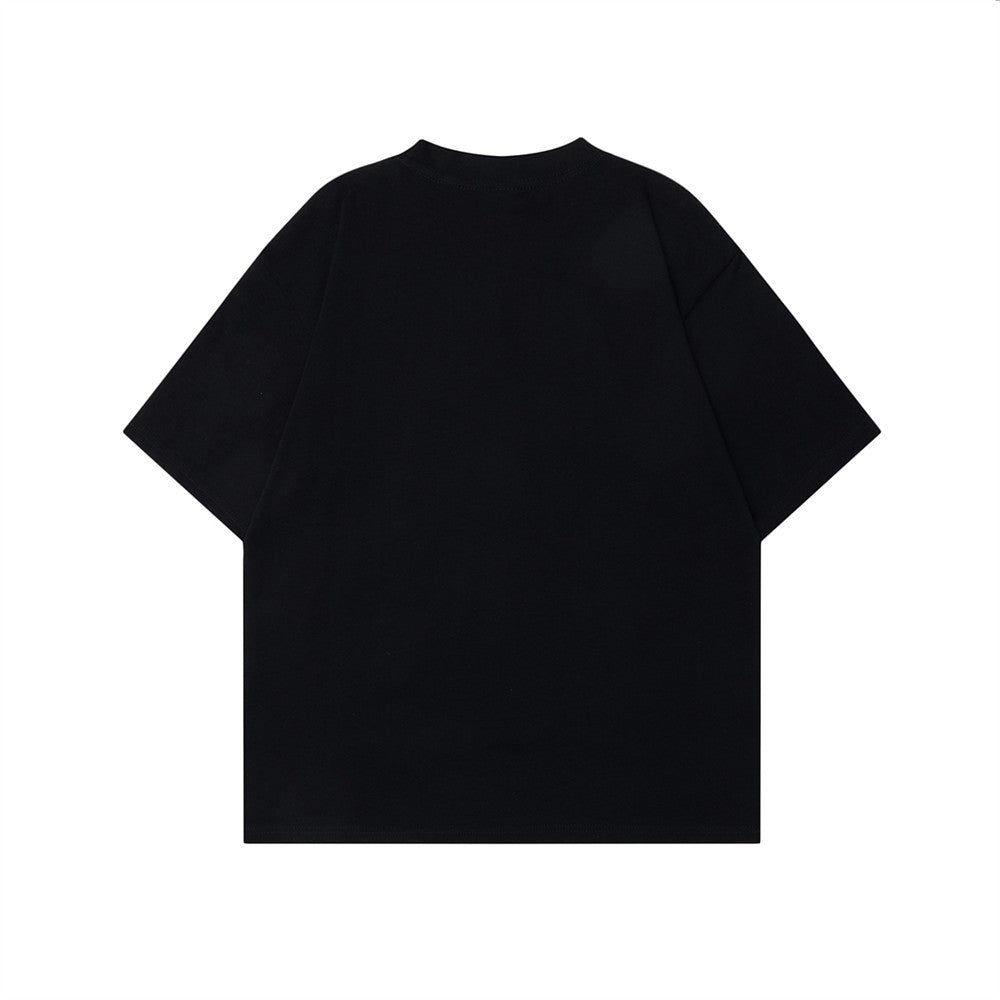 Creative Cartoon Print Casual Crewneck T-Shirt