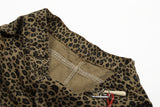 Leopard Print American Retro-High Jeans
