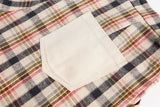 Plaid Distinctive Irregular Loose Pleated Pants