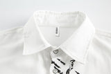Abstract Angel Printed Short-Sleeve Shirt