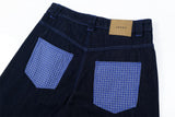 Plaid Contrast Pocket Tooling Shorts