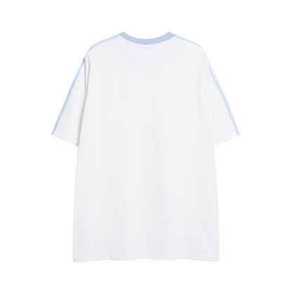 Colorful Cartoon Embroidered T-Shirt