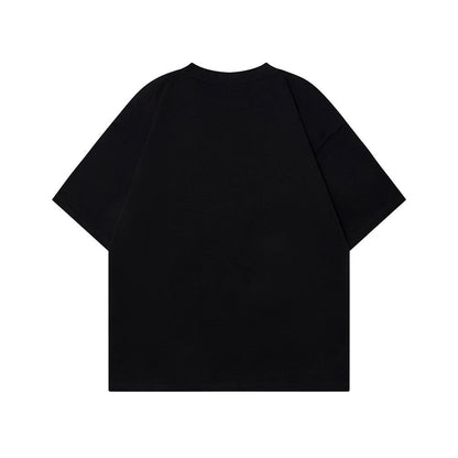 Rose Printed Casual American T-Shirt
