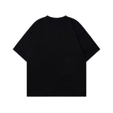 Rose Printed Casual American T-Shirt